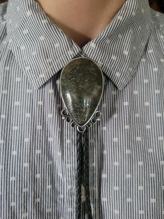 Marcasite Bolo Tie III