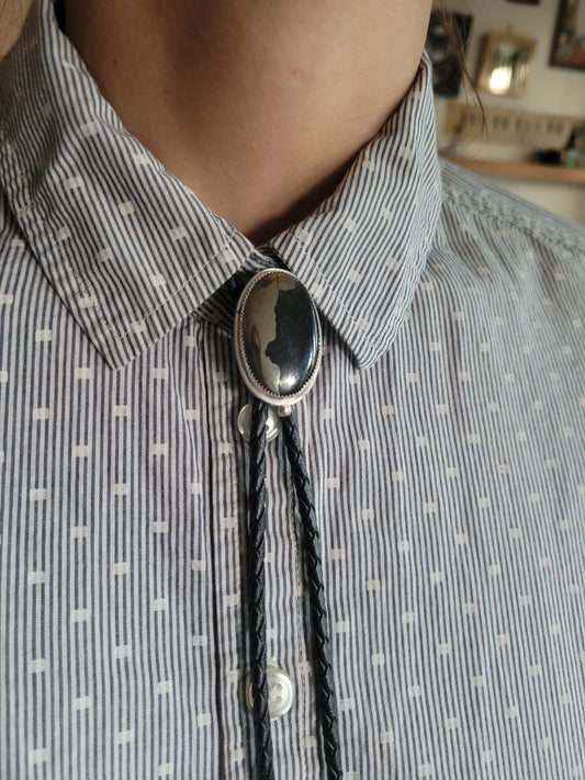 Pyrite Bolo Tie